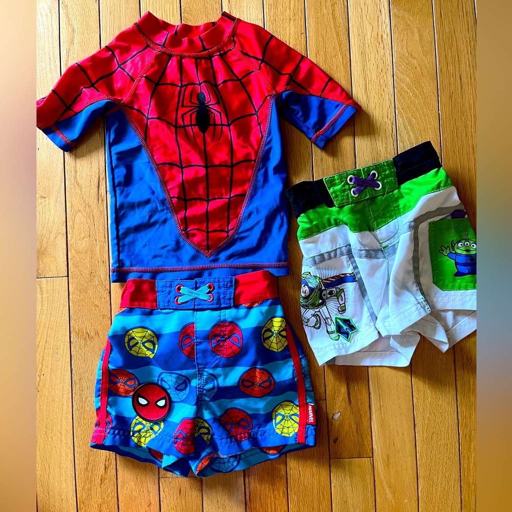 Boys Disney RashGuards/Swimsuits size 2t